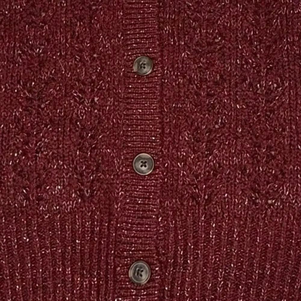 Old Navy Chunky Pointelle Cardigan Sweater